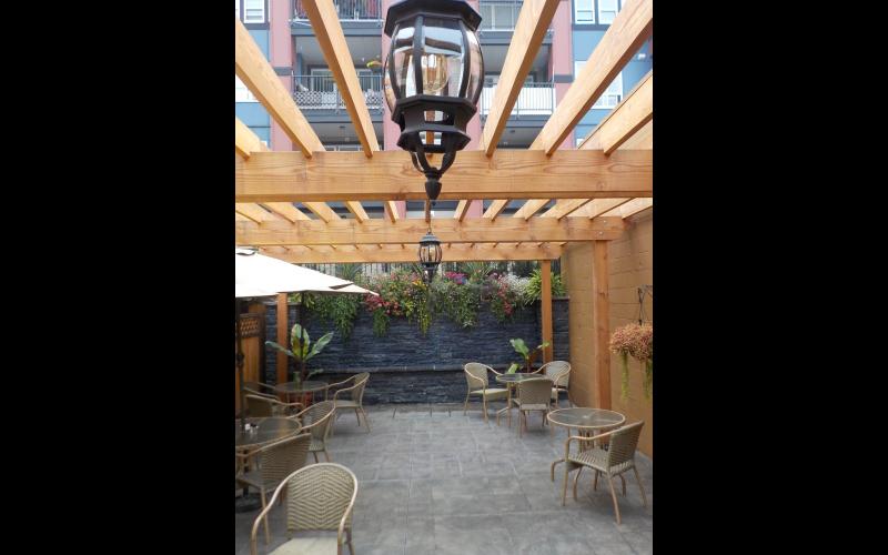 Outside patio